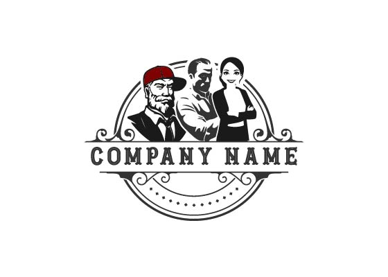 Retro-style corporate logo design